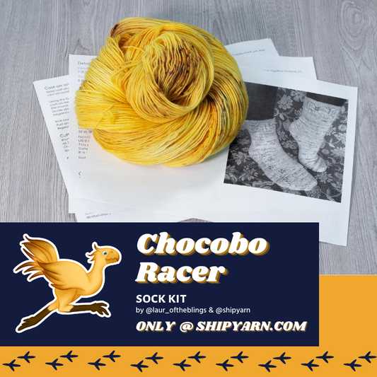 Chocobo Racer Sock Kit - shipyarn